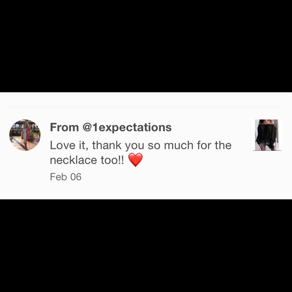 New! Black Off Shoulder Blouse - Picture 9 of 9